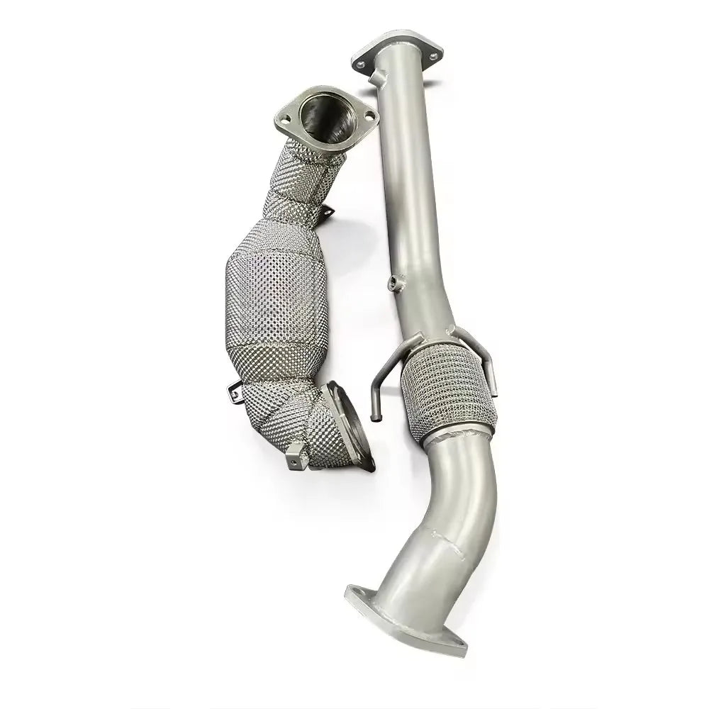 High Flow Exhaust Downpipe for Hyundai Elantra N 2.0T Stainless Steel