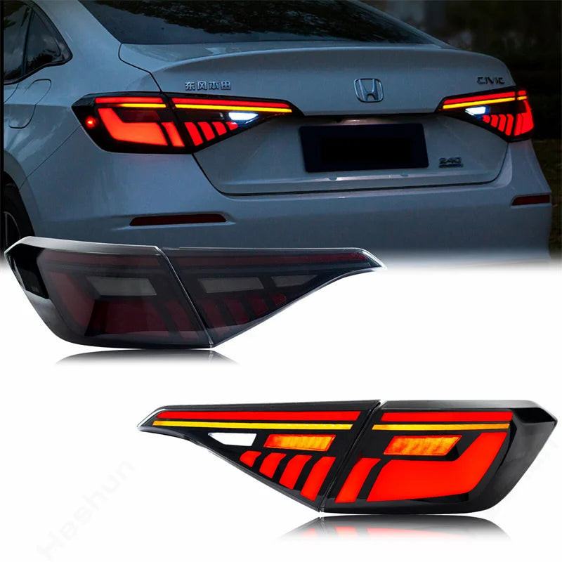 RGB LED Taillights For Honda Civic 11th Sedan