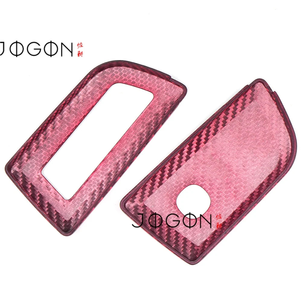 Carbon Fiber 5-Button Remote Key Fob Car Key Case Shell Cover Trim For Acura MDX RDX TLX Integra Type-S A-Spec 2023 2024 2025