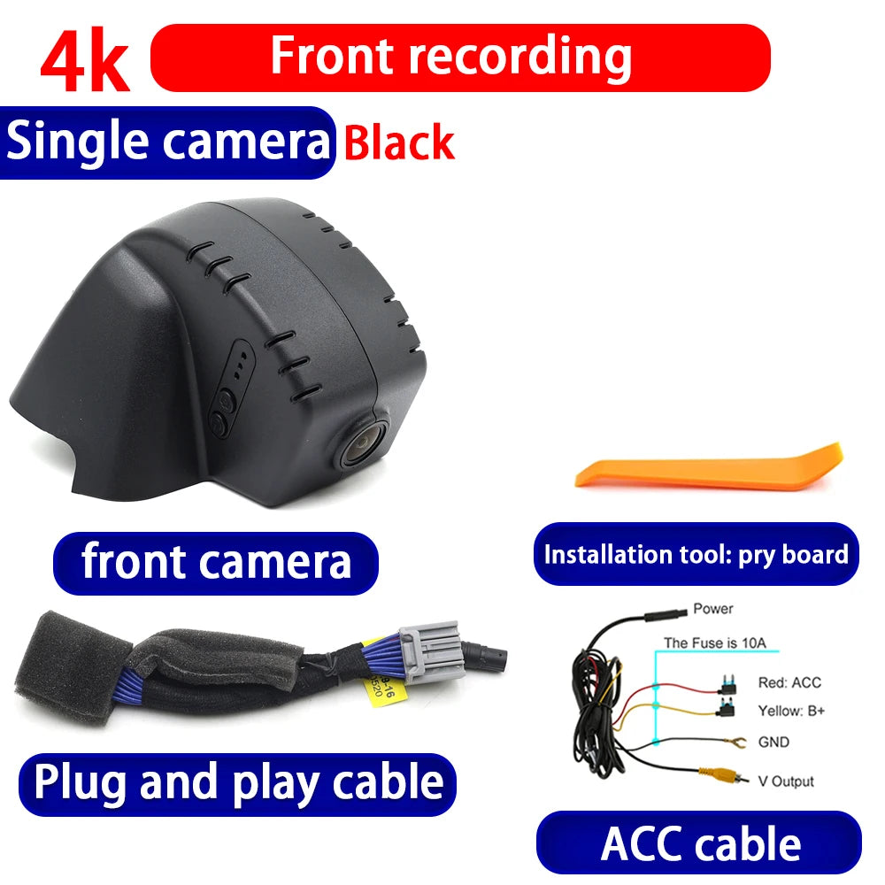 4K UHD Plug and Play Dash Cam for Acura Integra DE4 DE5 Type S 2023 2024 2025