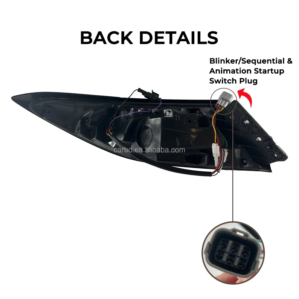 Toyota 86 GR86 2022-UP Scion FR-S Subaru BRZ LED Tail Lights Digital RGB Rear Light Sequential Signal Taillights