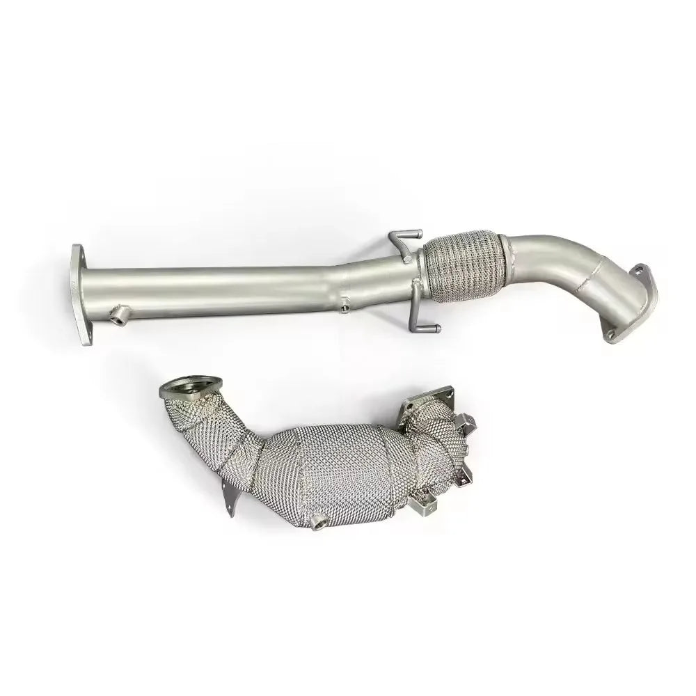 High Flow Exhaust Downpipe for Hyundai Elantra N 2.0T Stainless Steel