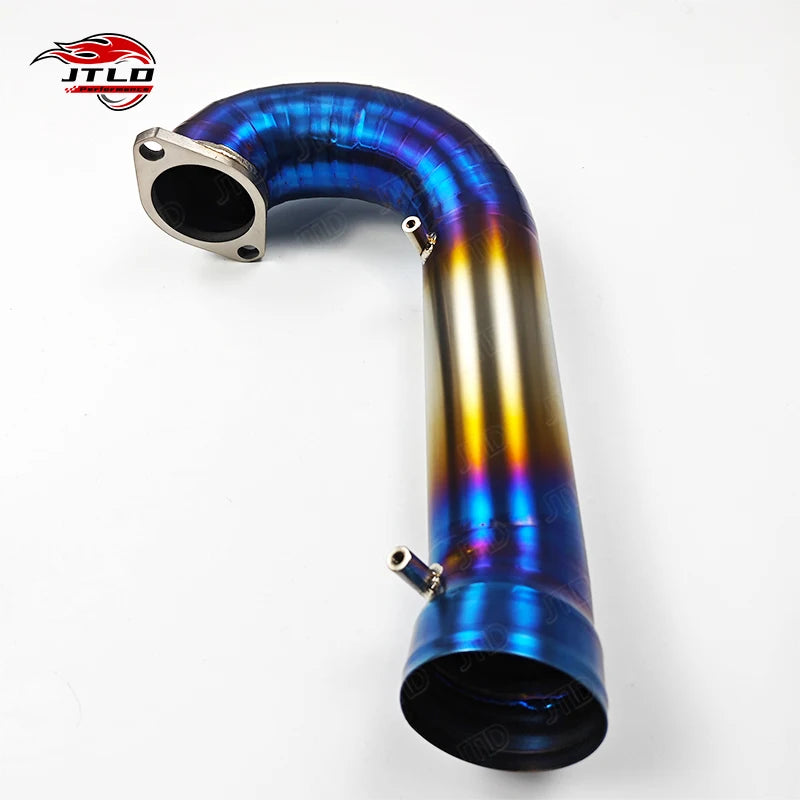 Titanium Blue Burnt Charge Pipes for Acura Interga Type-S