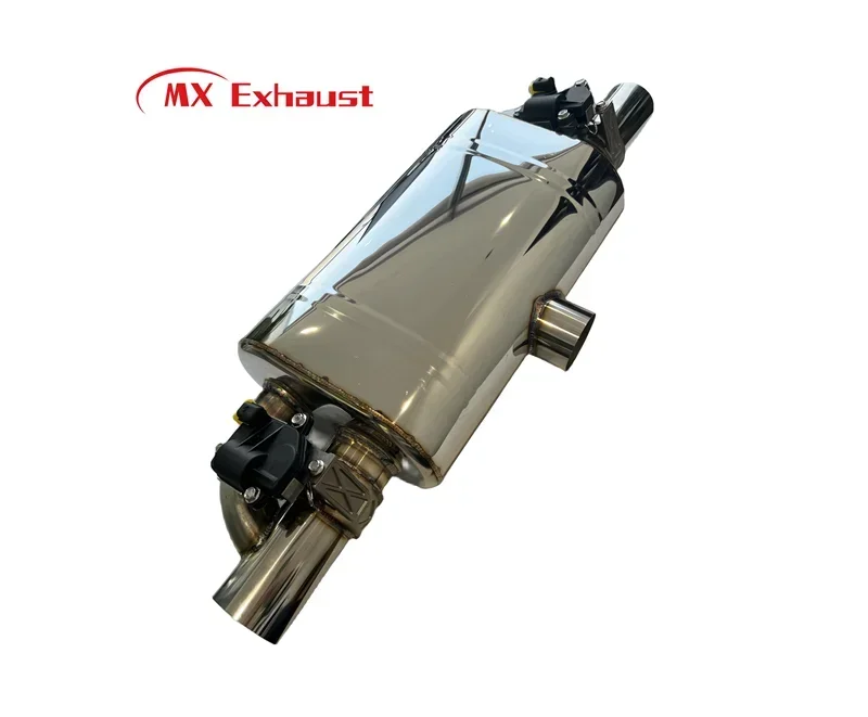(2 muffler) 2.5" dual Electric valve exhaust muffler for Base - A-Spec Integra