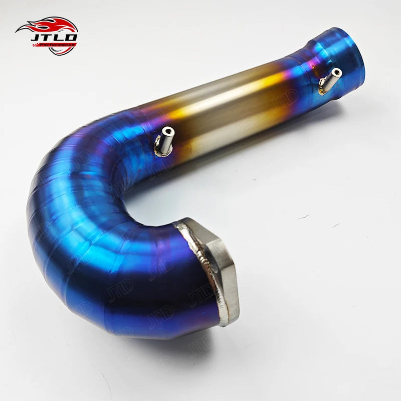 Titanium Blue Burnt Charge Pipes for Acura Interga Type-S