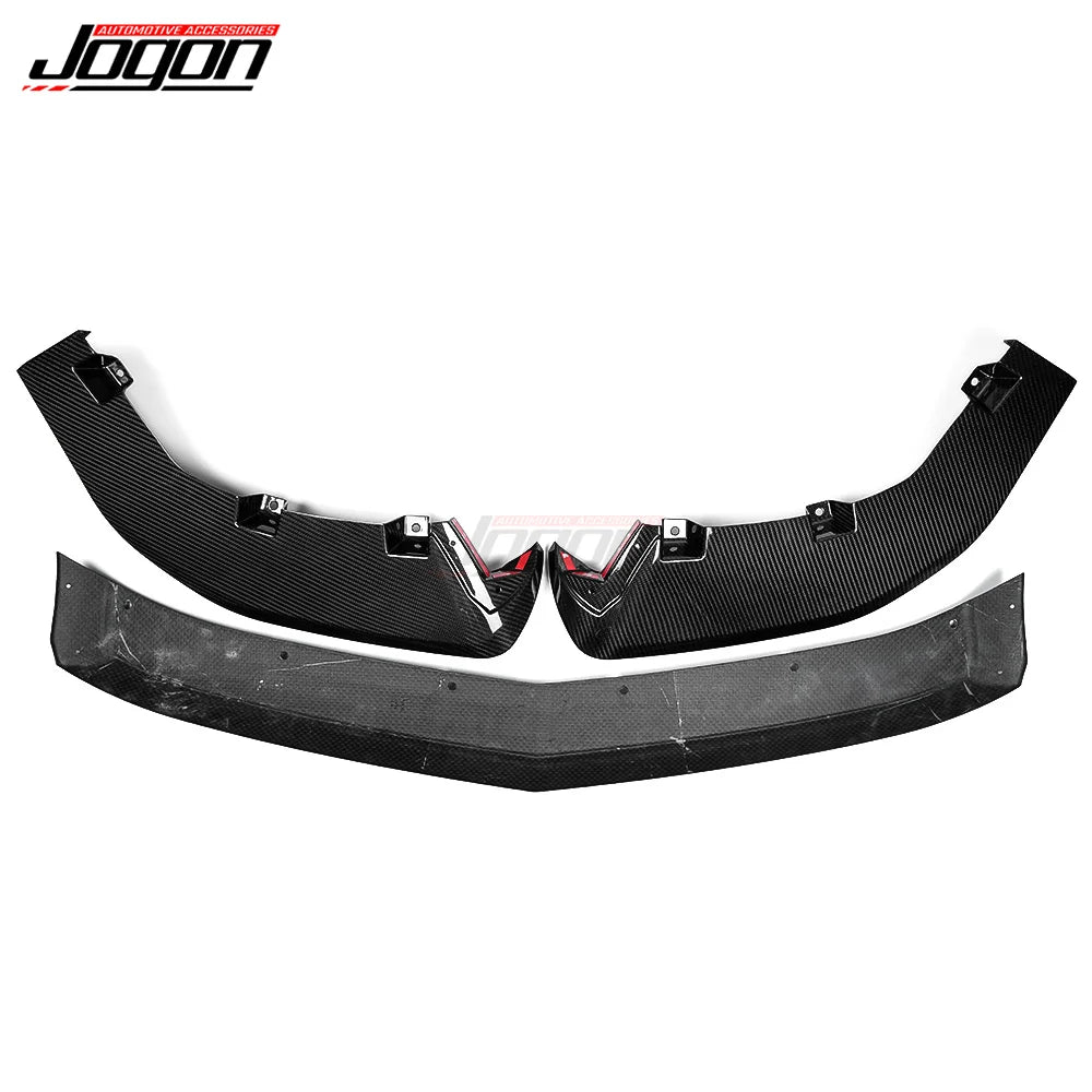 For Acura Integra Type S 2023 2024 2025 Real Carbon Fiber Front Bumper Body Kit Protection Spoiler Splitter Lip Car Exterior