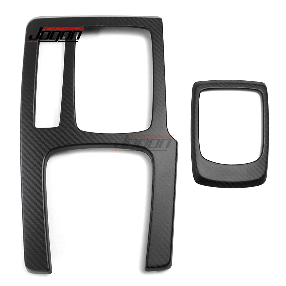 2PCS MT For Acura Integra Type S 2023 2024 2025 Carbon Fiber Interior Central Console Gear Shift Panel Cover Trim Accessories