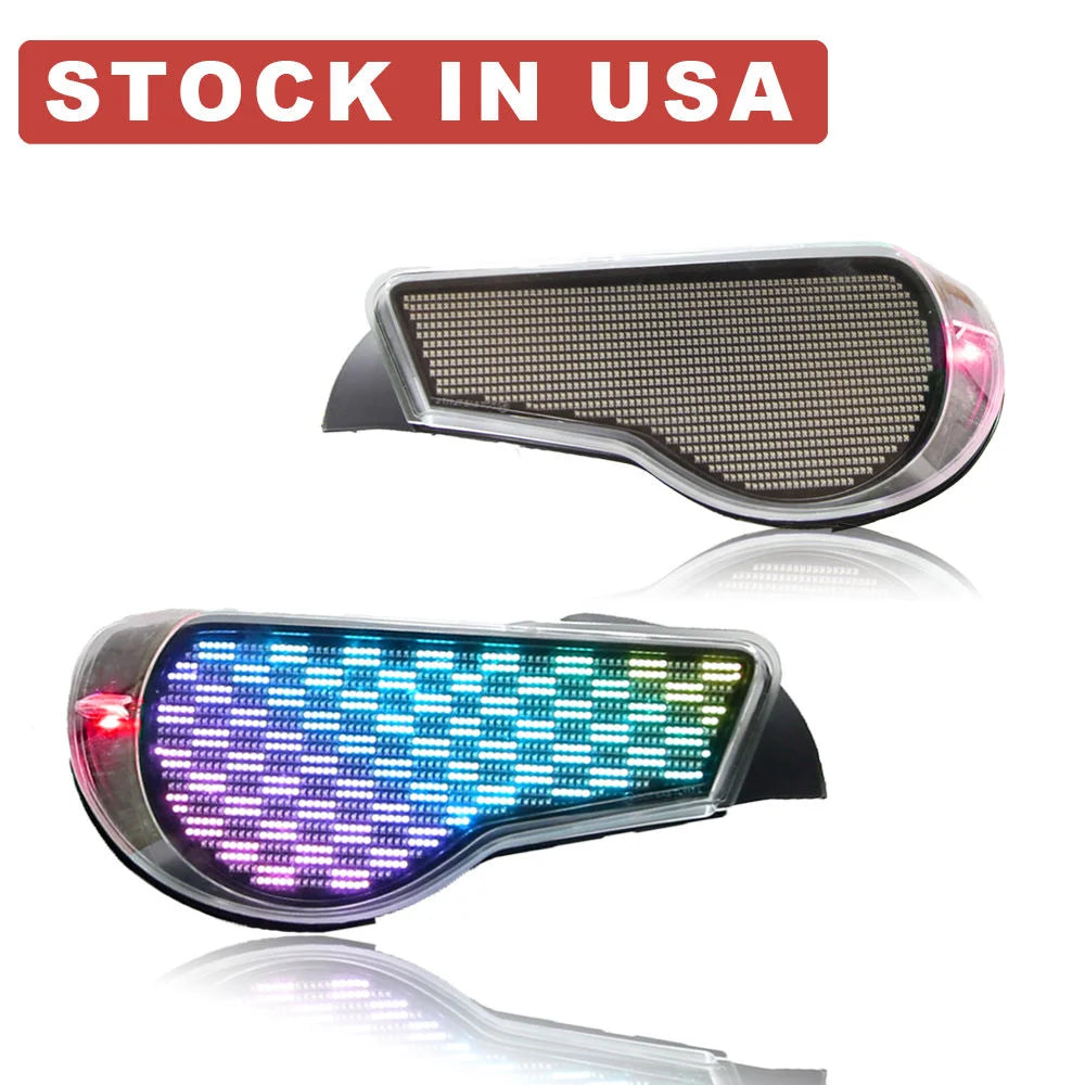 Digital Taillights for Toyota GT86 and Subaru BRZ GT86 2012-2023 RGB
