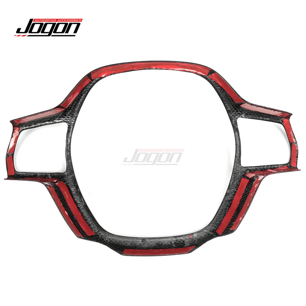 Real Dry Carbon Fiber Steering Wheel Cover Frame Interior Accessories For Acura Integra A-Spec Type S 2023+