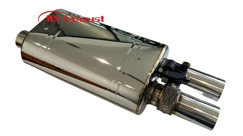 (2 muffler) 2.5" dual Electric valve exhaust muffler for Base - A-Spec Integra