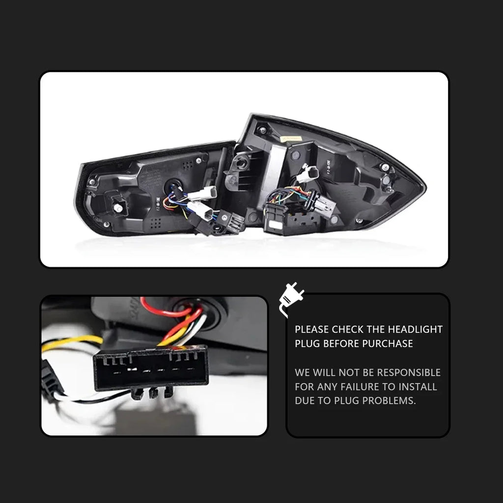 LED Tail Lamp For BMW 3 Series F30 F35 RGB Taillight 2013-2018