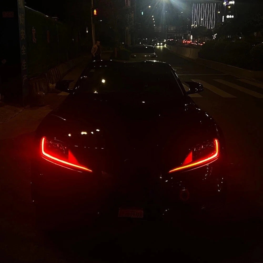 Yellow RED Amber bule DRL LED Boards For 2020-2024 Toyota Supra A90 A91 LED Headlight