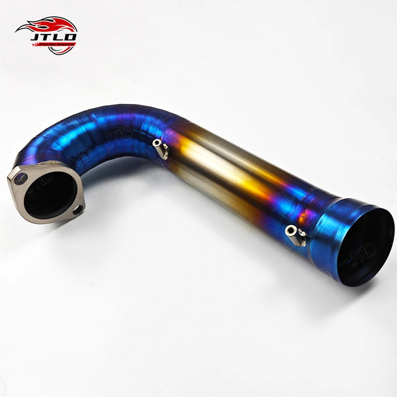 Titanium Blue Burnt Charge Pipes for Acura Interga Type-S