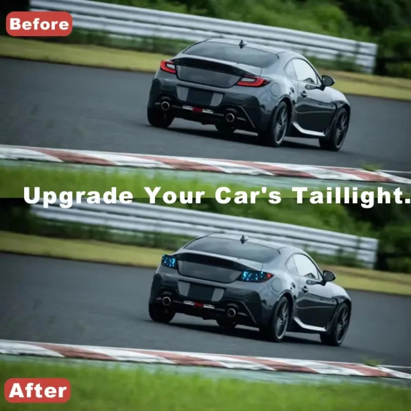Toyota 86 GR86 2022-UP Scion FR-S Subaru BRZ LED Tail Lights Digital RGB Rear Light Sequential Signal Taillights