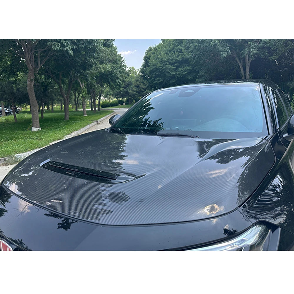 OEM Style Carbon Fiber Vented Hood Honda Civic 11th