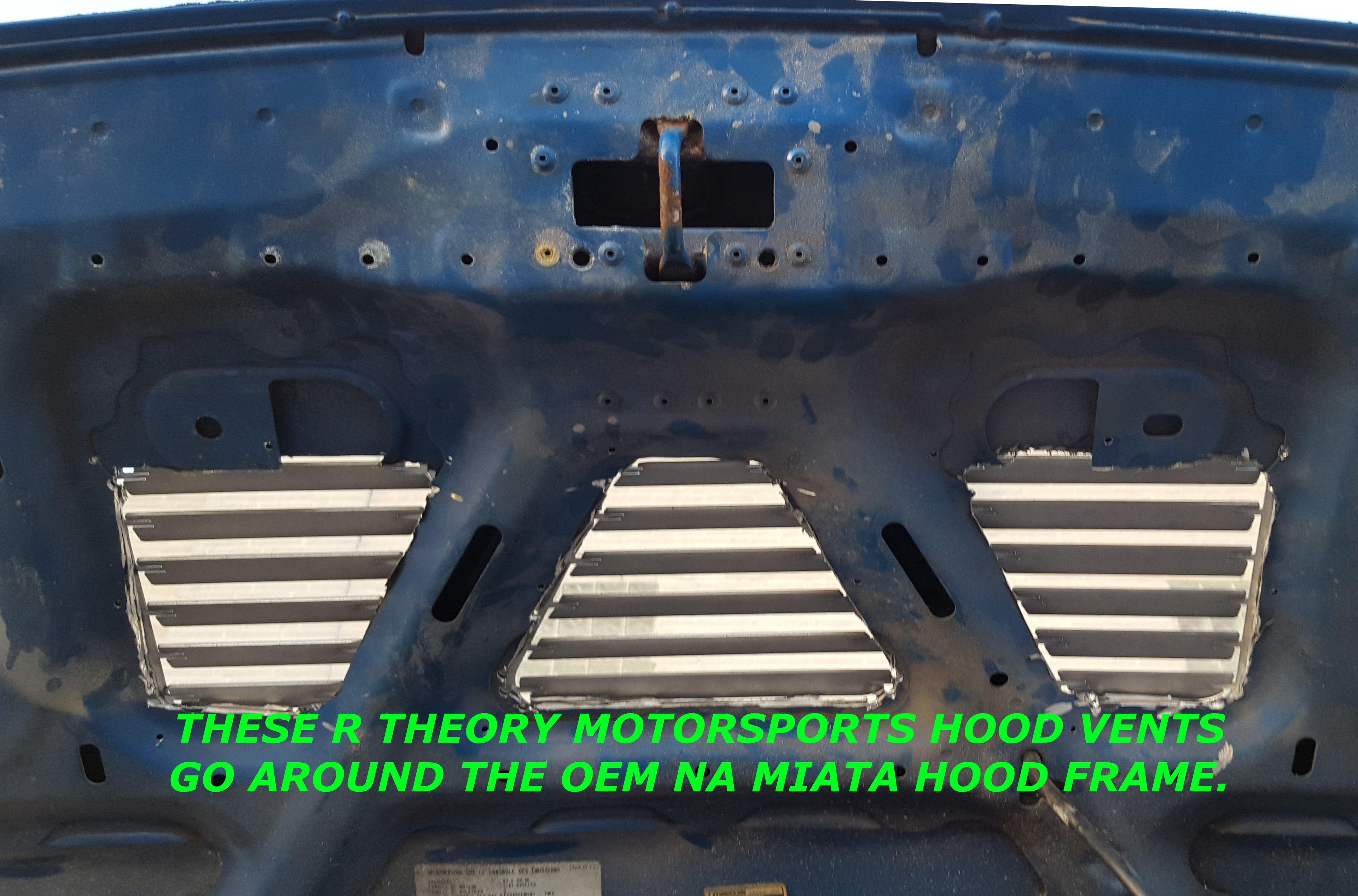 NA 3 PANEL HOOD + FENDER VENT COMBO